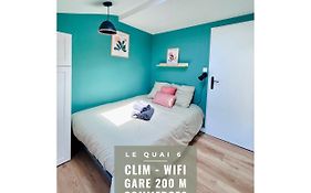 LE QUAI 6 - Studio neuf CALME LUMINEUX - CLIM - WiFi - Gare à 200m